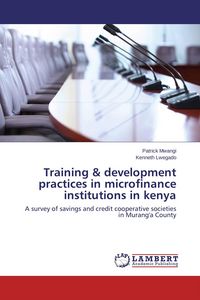 Produktbild: Training & development practices in microfinance institutions in kenya