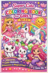 Produktbild: Super Cute Coloring Book for Girls Ages 4&ndash;8
