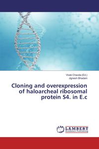 Produktbild: Cloning and overexpression of haloarcheal ribosomal protein S4. in E.c