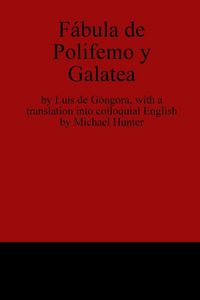 Produktbild: Fabula de Polifemo y Galatea
