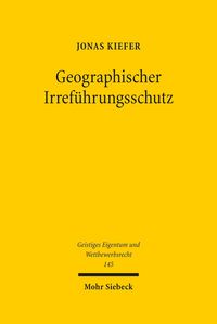 Produktbild: Geographischer Irref&uuml;hrungsschutz