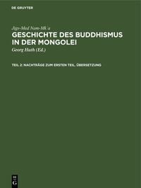 Produktbild: Nachtr&auml;ge zum ersten Teil. &Uuml;bersetzung