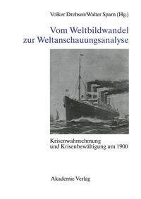 Produktbild: Vom Weltbildwandel zur Weltanschauungsanalyse
