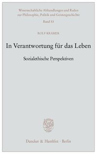 Produktbild: In Verantwortung f&uuml;r das Leben.