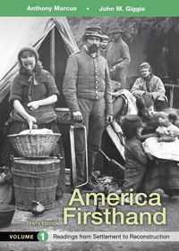Produktbild: Marcus, A: America Firsthand, Volume 1
