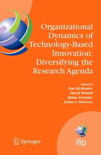 Produktbild: Organizational Dynamics of Technology-Based Innovation: Diversifying the Research Agenda