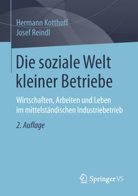 Produktbild: Die soziale Welt kleiner Betriebe