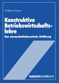 Produktbild: Konstruktive Betriebswirtschaftslehre