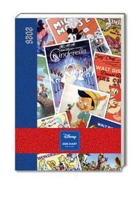 Produktbild: Disney Vintage Posters &ndash; A5-Tischkalender 2026