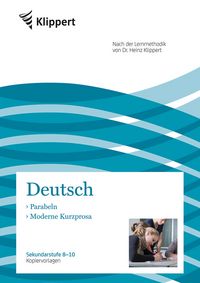 Produktbild: Parabeln - Moderne Kurzprosa