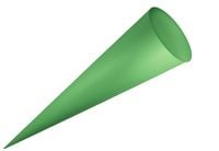 Bild vom Artikel URSUS Schultüten Bastel-Schultüte ohne Filzmanschette, grasgrün, Höhe: 70 cm, Durchmesser: 20 cm vom Autor 