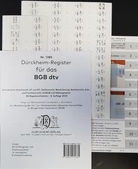 DürckheimRegister BGB im dtv