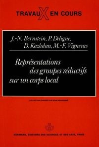Produktbild: Repr&eacute;sentations des groupes r&eacute;ductifs sur un corps local