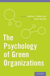 Produktbild: The Psychology of Green Organizations