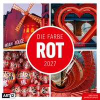 Produktbild: Die Farbe Rot Kalender 2027 - 30x30 - Art12