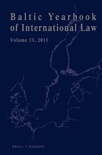 Produktbild: Baltic Yearbook of International Law, Volume 13 (2013)