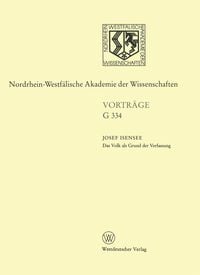 Produktbild: Das Volk als Grund der Verfassung