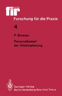 Produktbild: Personalbedarf der Arbeitsplanung