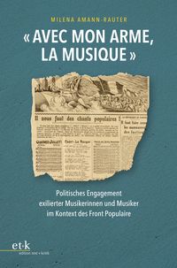 Produktbild: "Avec mon arme, la musique"
