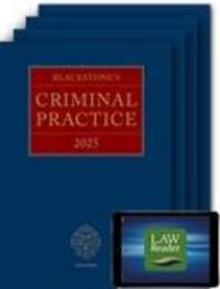 Produktbild: Blackstone's Criminal Practice 2025 (Digital Pack)