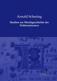 Produktbild: Studien zur Musikgeschichte der Fr&uuml;hrenaissance