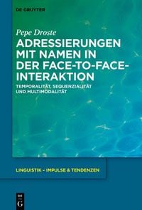 Produktbild: Adressierungen mit Namen in der face-to-face-Interaktion