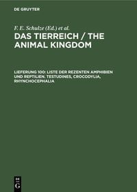 Produktbild: Liste der rezenten Amphibien und Reptilien. Testudines, Crocodylia, Rhynchocephalia