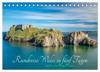 Produktbild: Rundreise: Wales in f&uuml;nf Tagen (Tischkalender 2026 DIN A5 quer), CALVENDO Monatskalender