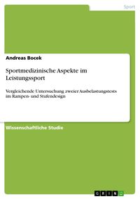 Produktbild: Sportmedizinische Aspekte im Leistungssport