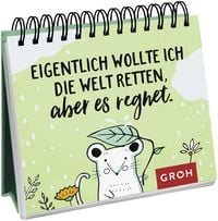 Produktbild: Eigentlich wollte ich die Welt retten, aber es regnet.
