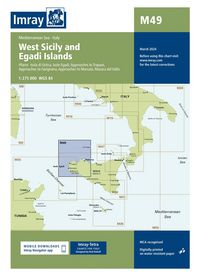 Produktbild: M49 West Sicily and Egadi Islands, Imray Chart