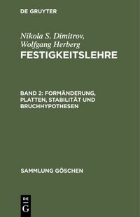 Produktbild: Form&auml;nderung, Platten, Stabilit&auml;t und Bruchhypothesen
