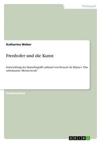 Produktbild: Frenhofer und die Kunst