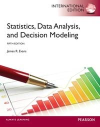 Produktbild: Statistics, Data Analysis, and Decision Modeling