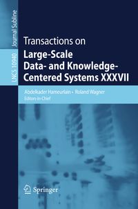 Produktbild: Transactions on Large-Scale Data- and Knowledge-Centered Systems XXXVII
