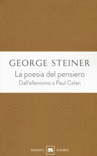 Produktbild: La poesia del pensiero. Dall'ellenismo a Paul Celan