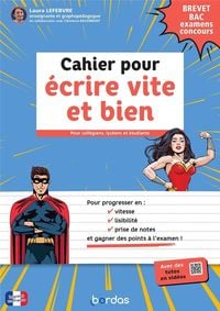 Produktbild: Cahier pour &eacute;crire vite et bien