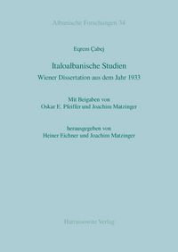 Produktbild: Italoalbanische Studien