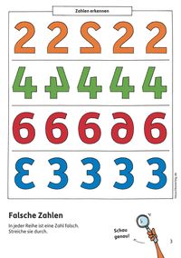 Vorschule Übungsheft ab 5 Jahre für Junge und Mädchen. Vorschulblock - Zahlen und Mengen