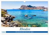 Produktbild: Rhodos - Die faszinierende Insel in der &Auml;g&auml;is (Wandkalender 2026 DIN A3 quer), CALVENDO Monatskalender
