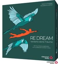 Produktbild: RE:DREAM: Verstehe deine Tr&auml;ume - 65 Traumdeutungskarten mit Guidebook & Dream Diary
