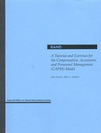 Produktbild: A Tutorial and Exercises for the Compensation, Accessions, and Personnel Management Model