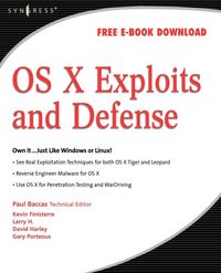 Produktbild: OS X Exploits and Defense