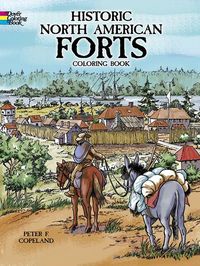 Produktbild: Historic North American Forts Coloring Book