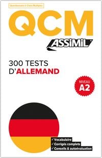 Produktbild: ASSiMiL QCM - 300 tests d'allemand - Niveau A2
