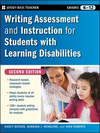 Produktbild: Writing Assessment and Instruction for Students with Learning Disabilities, Grades K-12