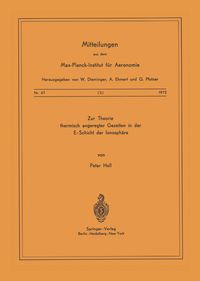Produktbild: Zur Theorie Thermisch Angeregter Gezeiten in der E-Schicht der Ionosph&auml;re