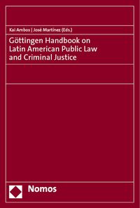Produktbild: G&ouml;ttingen Handbook on Latin American Public Law and Criminal Justice