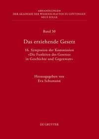 Produktbild: Das erziehende Gesetz