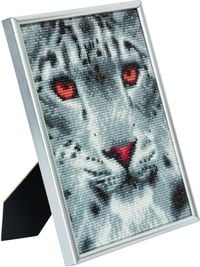 Bild vom Artikel Craft Buddy CAM-15 - Snow Leopard, 21x25cm Picture Frame Crystal Art, Diamond Painting vom Autor 